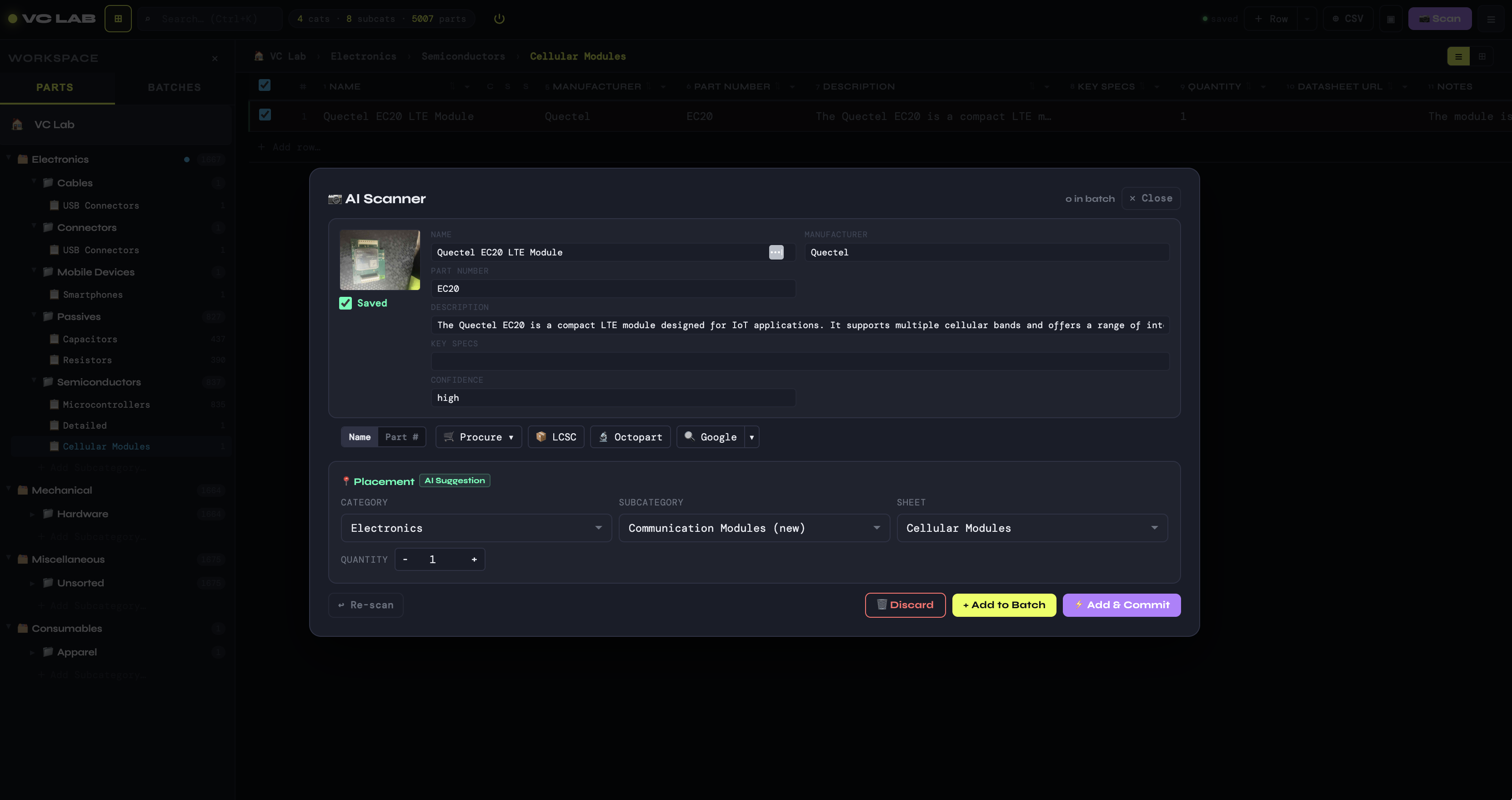 VC Lab Dashboard Preview